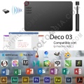 Tablas Digitalizadoras Wacom, Huion, Xp-Pen y otras, Marca: Xp-Pen - Tabla Digitalizadora XP-Pen DECO03 Inalámbrica y USB con lápiz 8K - área activa de 25.4cm x 14.27cm