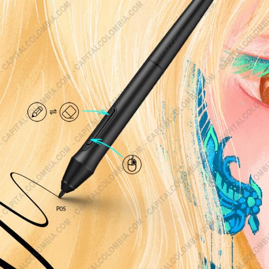 Tablas Digitalizadoras Wacom, Huion, Xp-Pen y otras, Marca: Xp-Pen - Tabla Digitalizadora XP-Pen Deco 01 v2 color negro con lápiz 8K y área activa de 25.4cm x 15.87cm