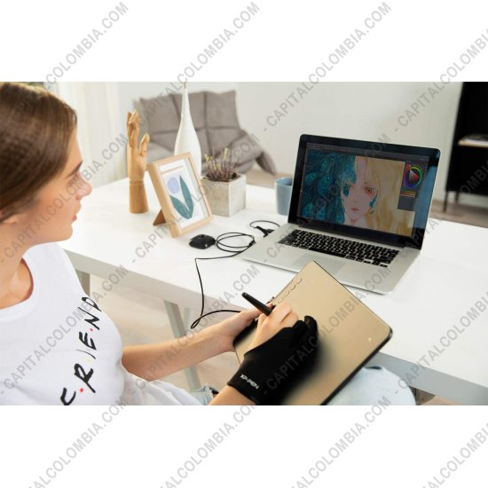 Tablas Digitalizadoras Wacom, Huion, Xp-Pen y otras, Marca: Xp-Pen - Tabla Digitalizadora XP-Pen Deco 01 v2 color negro con lápiz 8K y área activa de 25.4cm x 15.87cm