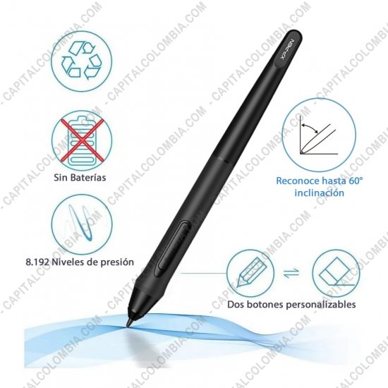 Tablas Digitalizadoras Wacom, Huion, Xp-Pen y otras, Marca: Xp-Pen - Tabla Digitalizadora XP-Pen Deco Mini7 con lápiz 8K - área activa de 17.78cm x 11.11cm - Reemplaza G640S