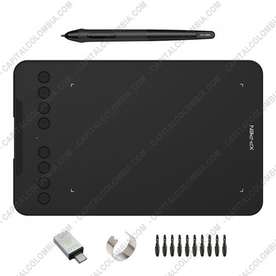 Tablas Digitalizadoras Wacom, Huion, Xp-Pen y otras, Marca: Xp-Pen - Tabla Digitalizadora XP-Pen Deco Mini7 v2 con lápiz 16K - área activa de 17.78cm x 11.11cm