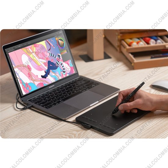Tablas Digitalizadoras Wacom, Huion, Xp-Pen y otras, Marca: Xp-Pen - Tabla Digitalizadora XP-Pen Deco Mini7 v2 con lápiz 16K - área activa de 17.78cm x 11.11cm