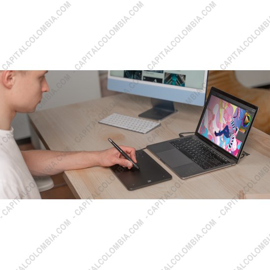 Tablas Digitalizadoras Wacom, Huion, Xp-Pen y otras, Marca: Xp-Pen - Tabla Digitalizadora XP-Pen Deco Mini7 v2 con lápiz 16K - área activa de 17.78cm x 11.11cm