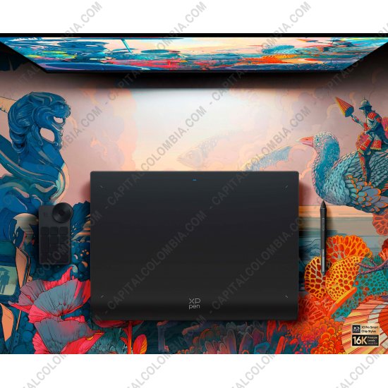 Tablas Digitalizadoras Wacom, Huion, Xp-Pen y otras, Marca: Xp-Pen - Tabla Digitalizadora XP-Pen Deco Pro MW (Gen 2) - Bluetooth Inalámbrica y USB con lápiz 16K y área activa de 22.86cm x 15.24cm