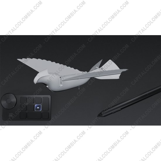 Tablas Digitalizadoras Wacom, Huion, Xp-Pen y otras, Marca: Xp-Pen - Teclado de acceso rápido con dial inalámbrico para tabletas y displays digitalizadores - ACK05