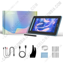 Ampliar foto de Display Digitalizador XP-Pen Artist 12 Azul Segunda Generación con lápiz 8K con chip x3 y área activa de 26.32cm x 14.81cm