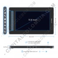 Display Digitalizador XP-Pen Artist 12 Negra Segunda Generación con lápiz 8K con chip x3 y área activa de 26.32cm x 14.81cm