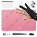 Ampliar foto de Tabla Digitalizadora XP-Pen Deco 01 v2 color rosado con lápiz 8K y área activa de 25.4cm x 15.87cm
