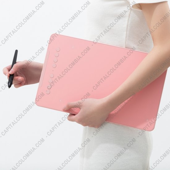 Tabletas Digitalizadoras XP-Pen, Marca: Xp-Pen - Tabla Digitalizadora XP-Pen Deco 01 v2 color rosado con lápiz 8K y área activa de 25.4cm x 15.87cm