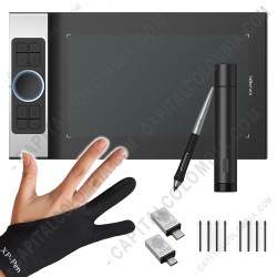 Ampliar foto de Tabla Digitalizadora XP-Pen Deco Pro S con lápiz 8K y área activa de 22.86cm x 12.7cm