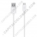 Tabletas y Movilidad, Marca:  - Cable USB a Micro-USB de 1.2 metros color blanco para Celular Samsung