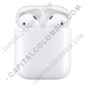 Audífonos Blancos Apple AirPods con estuche de Carga - Segunda Generación