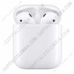 Audífonos Blancos Apple AirPods con estuche de Carga - Segunda