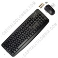 Combo de Teclado Inal&aacute;mbrico en Espa&ntilde;ol y Mouse Inal&aacute;mbrico marca Genius - KM-8100