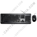 Combo teclado y mouse conexión USB de marca Genius KM-160 - Distribución en Español