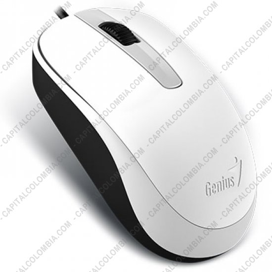 Teclados y Mouse para Gamers, Oficina y Hogar, Webcams y Diademas, Marca: Genius - Mouse Blanco conexi&oacute;n USB de marca Genius - DX-110