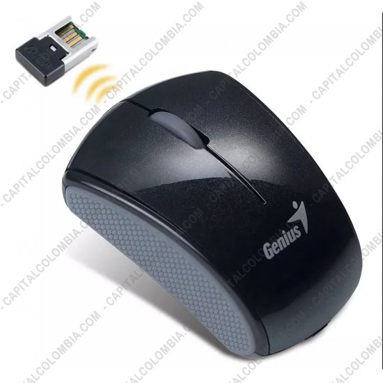 Teclados y Mouse para Gamers, Oficina y Hogar, Webcams y Diademas, Marca: Genius - Mouse mini inal&aacute;mbrico Negro de marca Genius - Microtraveler 900s