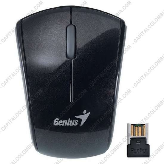 Teclados y Mouse para Gamers, Oficina y Hogar, Webcams y Diademas, Marca: Genius - Mouse mini inal&aacute;mbrico Negro de marca Genius - Microtraveler 900s