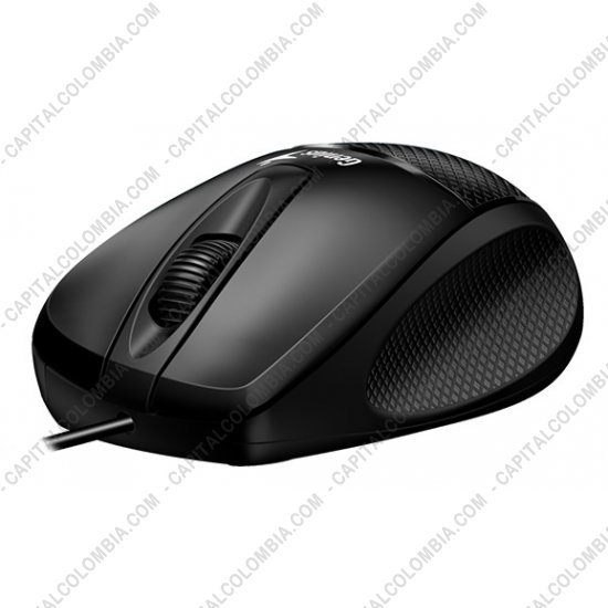 Teclados y Mouse para Gamers, Oficina y Hogar, Webcams y Diademas, Marca: Genius - Mouse Negro Ergon&oacute;mico conexi&oacute;n USB de marca Genius para Windows y Mac - DX-150X