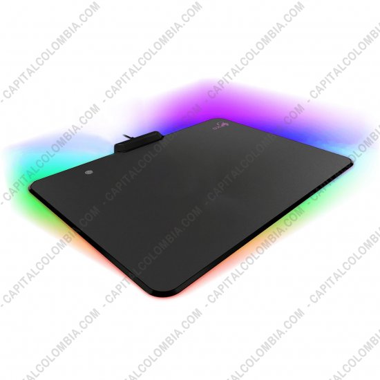Teclados y Mouse para Gamers, Oficina y Hogar, Webcams y Diademas, Marca: Genius - Pad Mouse Genius Gaming Ref. GX-P500 RGB medida 35,5cm x 25,5cm