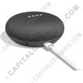 Teclados y Mouse para Gamers, Oficina y Hogar, Webcams y Diademas, Marca: Google - Google Home Mini Parlante Inteligente En Espa&ntilde;ol color Gris Oscuro - GA00216-LA