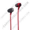 Audífonos HyperX Cloud Earbuds con micrófono para videojuegos - HX-HSCEB-RD