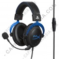 Teclados y Mouse para Gamers, Oficina y Hogar, Webcams y Diademas, Marca: HyperX - Diadema Gamer con micr&oacute;fono HyperX Cloud para videojuegos (Licencia Oficial PS4) - HX-HSCLS-BL/AM