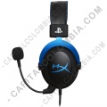 Diadema Gamer con micrófono HyperX Cloud para videojuegos (Licencia Oficial PS4) - HX-HSCLS-BL/AM
