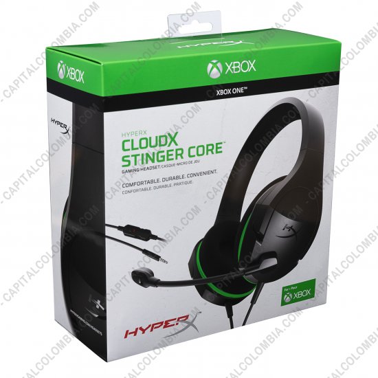 Teclados y Mouse para Gamers, Oficina y Hogar, Webcams y Diademas, Marca: HyperX - Diadema Gamer con micr&oacute;fono HyperX CloudX Stinger Core para videojuegos (Edici&oacute;n XBox) - HX-HSCSCX-BK