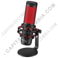 Micrófono para creadores de contenido, streamers y gamers HyperX Quadcast - HX-MICQC-BK