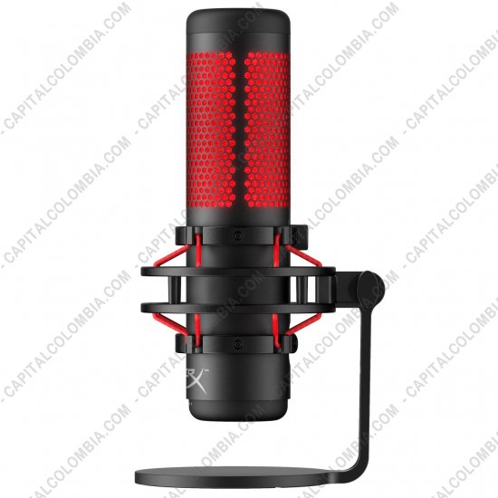 Teclados y Mouse para Gamers, Oficina y Hogar, Webcams y Diademas, Marca: HyperX - Micr&oacute;fono para creadores de contenido, streamers y gamers HyperX Quadcast - HX-MICQC-BK