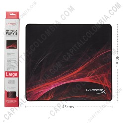Ampliar foto de PadMouse Profesional para videojuegos HyperX FURY S - Speed Edition Large - 45cms x 40cms