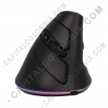 Mouse ergon&oacute;mico vertical Bluetooth+2.4g RGB recargable - 11DWX