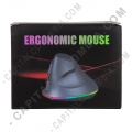 Mouse ergonómico vertical Bluetooth+2.4g RGB recargable - 11DWX