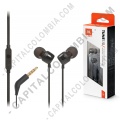 Auriculares Audifonos JBL T110 color Negro Pure Bass Manos Libres 