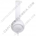 Teclados y Mouse para Gamers, Oficina y Hogar, Webcams y Diademas, Marca: JBL - Diadema con micr&oacute;fono color Blanco de marca JBL con cable conector 3.5mm TUNE500