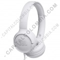 Diadema con micrófono color Blanco de marca JBL con cable conector 3.5mm TUNE500