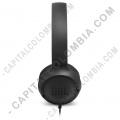 Diadema con micrófono color Negro de marca JBL con cable conector 3.5mm TUNE500