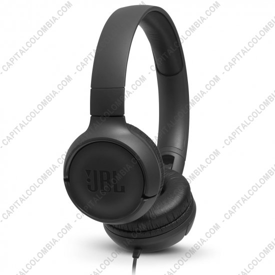 Teclados y Mouse para Gamers, Oficina y Hogar, Webcams y Diademas, Marca: JBL - Diadema con micr&oacute;fono color Negro de marca JBL con cable conector 3.5mm TUNE500