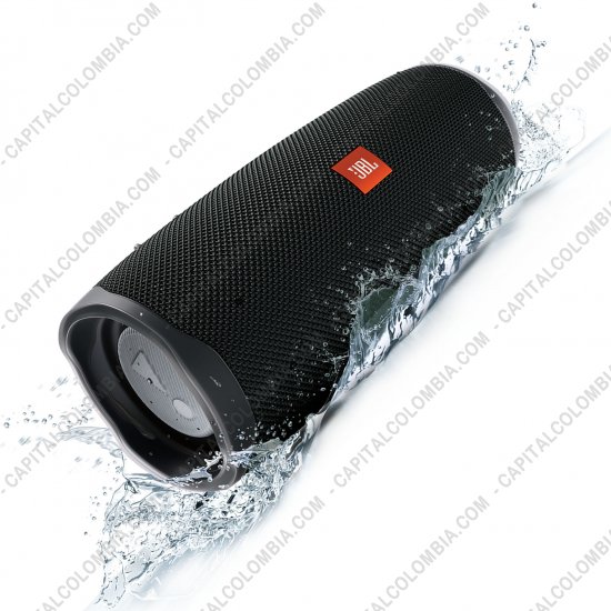 Teclados y Mouse para Gamers, Oficina y Hogar, Webcams y Diademas, Marca: JBL - Parlante de marca JBL Charge 4 conexi&oacute;n Bluetooth Color Negro Sumergible IPX7 - PowerBank - JBLCHARGE4BLKAM