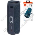 Ampliar foto de Parlante de marca JBL Flip 5 conexión Bluetooth Color Azul Resistente al Agua IPX7 - JBLFLIP5BLUAM