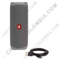 Parlante de marca JBL Flip 5 conexión Bluetooth Color Gris Resistente al Agua IPX7 - JBLFLIP5GRYAM
