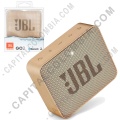 Parlante de marca JBL Go 2 Portable conexi&oacute;n Bluetooth IPX7 Color Champagne - Sumergible