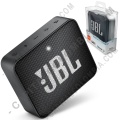 Parlante de marca JBL Go 2 Portable conexi&oacute;n Bluetooth IPX7 Color Negro - Sumergible