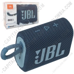 Ampliar foto de Parlante de marca JBL Go 3 Portable conexión Bluetooth IP67 Color Azul - Resistente al Agua