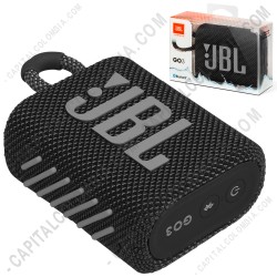 Ampliar foto de Parlante de marca JBL Go 3 Portable conexi&oacute;n Bluetooth IP67 Color Negro - Resistente al Agua