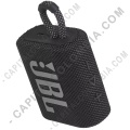 Parlante de marca JBL Go 3 Portable conexi&oacute;n Bluetooth IP67 Color Negro - Resistente al Agua