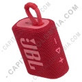 Teclados y Mouse para Gamers, Oficina y Hogar, Webcams y Diademas, Marca: JBL - Parlante de marca JBL Go 3 Portable conexión Bluetooth IP67 Color Rojo - Resistente al Agua