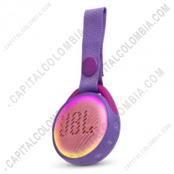 Ampliar foto de Parlante de marca JBL JR Pop para niños conexión Bluetooth Color Púrpura - JBLJRPOPPURAM