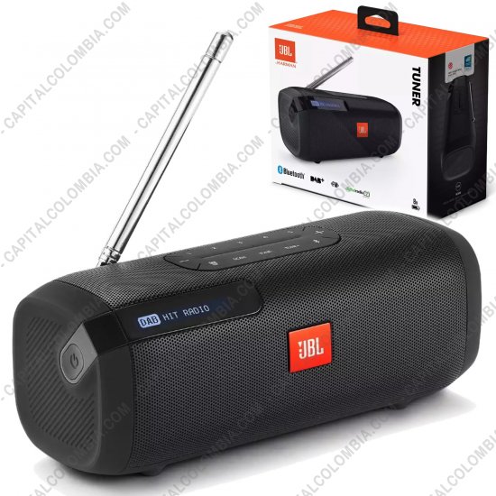 Teclados y Mouse para Gamers, Oficina y Hogar, Webcams y Diademas, Marca: JBL - Parlante de marca JBL Portable conexi&oacute;n Bluetooth DAB/DAB+ Radio y FM Color Negro